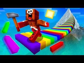 [vladus] built an impossible bridge in minecraft simulator building a bridge