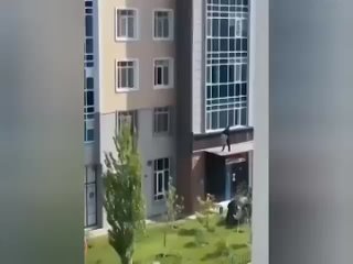 not all heroes wear raincoats: a resident of kazakhstan saved a 3-year-old baby who hung on the cornice of the 8th floor